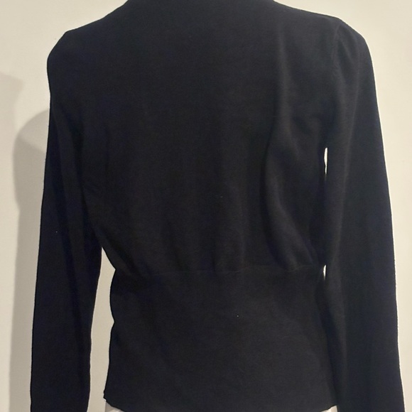 Philosophy Black Cardigan Sweater - Picture 4 of 6